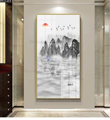 Tải file File tranh đơn lối vào FT21489 (ảnh gốc) in gạch 3D