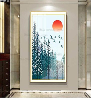 File tranh File tranh đơn lối vào FT21519 (gốc) chủ đề thiên nhiên