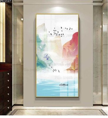 File in trần File tranh đơn lối vào FT21547 (bản gốc) đại dương