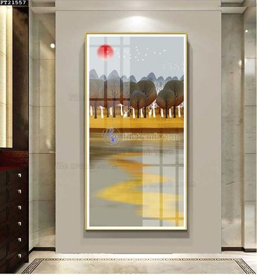 File tranh File tranh đơn lối vào FT21557 (file gốc) chuẩn màu in