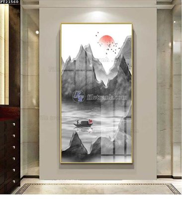 Tải file gốc File tranh đơn lối vào FT21560 (bản PSD) gốc