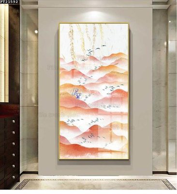 File PSD File tranh đơn lối vào FT21592 (gốc) nhiều lớp (multi-layer)