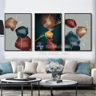 File ảnh File tranh hiện đại pha lê gương FT216 (gốc) in poster