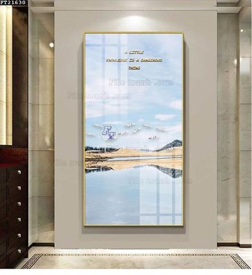 File gốc in ấn File tranh đơn lối vào FT21630 (sẵn sàng tải về)