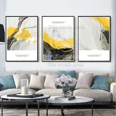 File ảnh File tranh hiện đại pha lê gương FT217 (gốc) in PP, decal