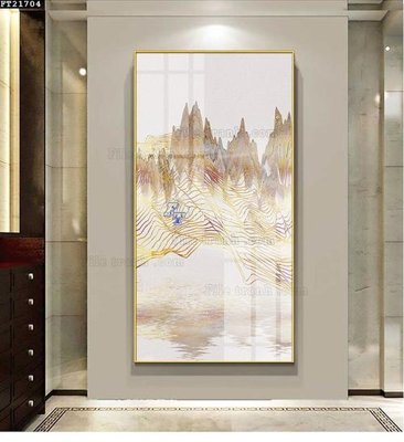 Tải file File tranh đơn lối vào FT21704 (PSD) cho in tranh kính