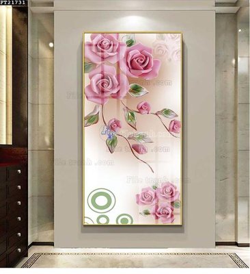 File tranh File tranh đơn lối vào FT21731 (bản gốc) in lụa 5D