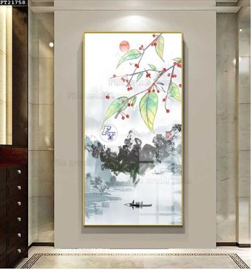 File gốc File tranh đơn lối vào FT21758 (in 3D) nghệ thuật