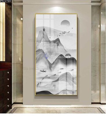 File gốc File tranh đơn lối vào FT21760 (in mica) làm bảng hiệu