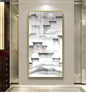 File tranh gốc File tranh đơn lối vào FT21784 (sắc nét từng chi tiết)