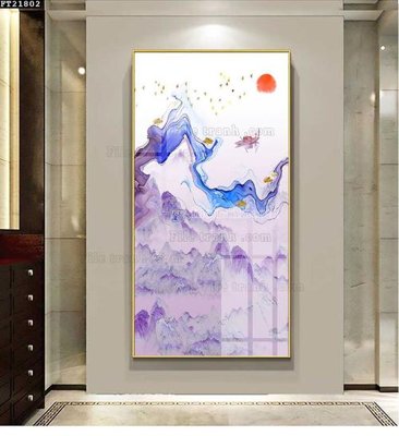 File in trần File tranh đơn lối vào FT21802 (file gốc) xuyên sáng