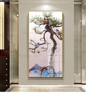 File ảnh File tranh đơn lối vào FT21803 (gốc) cho trang trí nội thất