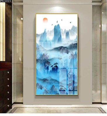 File in ấn cao cấp File tranh đơn lối vào FT21823 (file gốc)