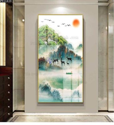 Tải file File tranh đơn lối vào FT21829 (gốc) in ấn chất lượng