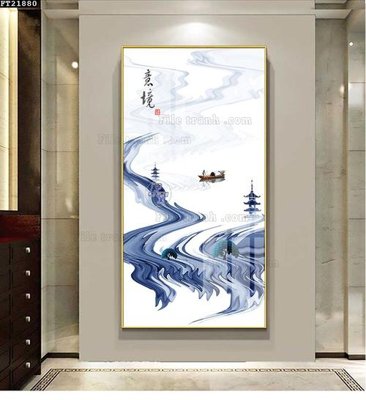 File ảnh File tranh đơn lối vào FT21880 (gốc) cho trang trí nội thất