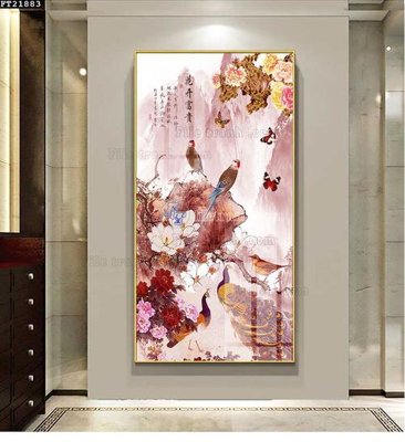 File gốc File tranh đơn lối vào FT21883 (in lụa) tranh thuận buồm