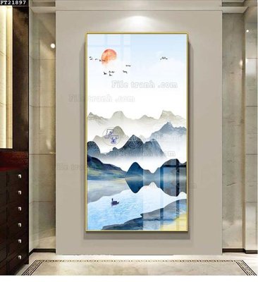 File ảnh File tranh đơn lối vào FT21897 (gốc) in poster