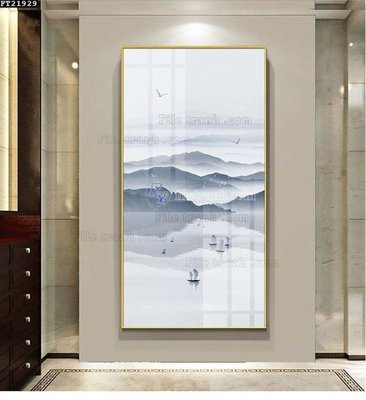 File tranh File tranh đơn lối vào FT21929 (gốc) phong cách tối giản