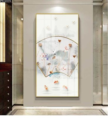 Tải về file tranh gốc File in tranh tường đứng lối vào FT22035 (để in quảng cáo)