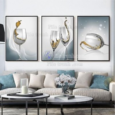 Download file gốc File tranh hiện đại pha lê gương FT258 (in mica) 3D