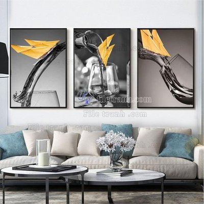 File tranh File tranh hiện đại pha lê gương FT263 (gốc) chủ đề tĩnh vật