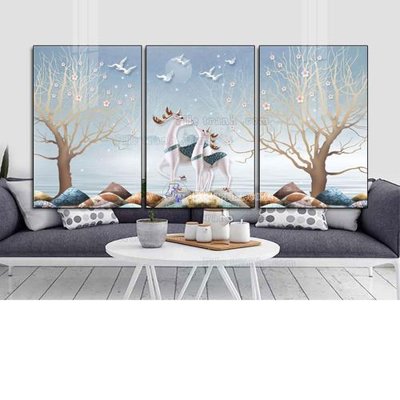 File in ấn chuyên nghiệp File tranh hiện đại pha lê gương FT279 (file gốc)