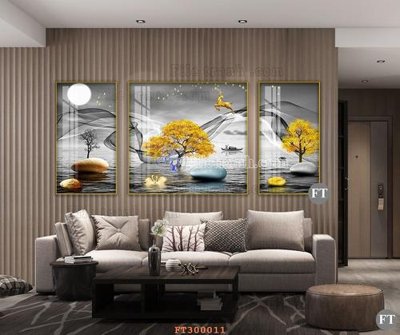 Tải file tranh gốc File tranh hiện đại pha lê gương hot FT300011 chất lượng cao