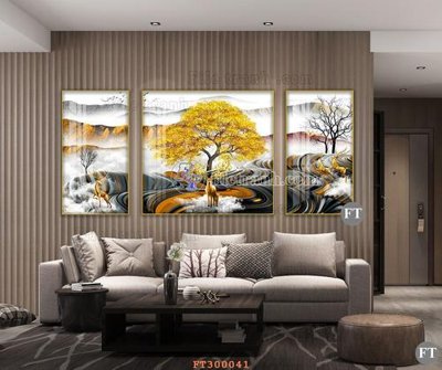 Tệp tin gốc File tranh hiện đại pha lê gương hot FT300041 (dùng cho in ấn) chuyên nghiệp