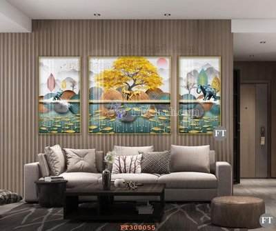 File tranh File tranh hiện đại pha lê gương hot FT300055 (gốc) chủ đề thành phố
