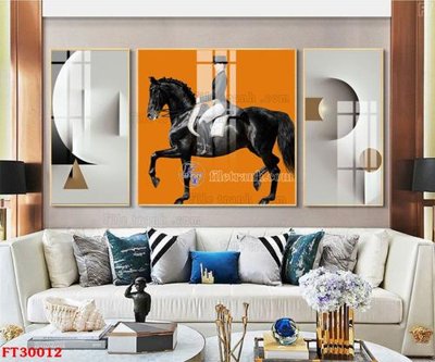 File gốc File tranh bộ hiện đại FT30012 (in lụa) trang trí tường