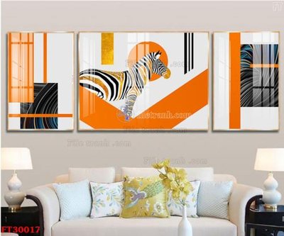 Tải file File tranh bộ hiện đại FT30017 (gốc) in nhanh