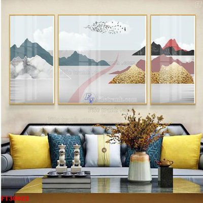 File ảnh File tranh bộ hiện đại FT30022 (gốc) in backdrop sự kiện