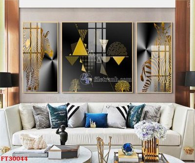 File in trần File tranh bộ hiện đại FT30044 (bản gốc) bầu trời