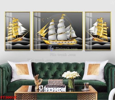 File gốc File tranh bộ hiện đại FT30059 (cho in ấn) từ kho Filetranh