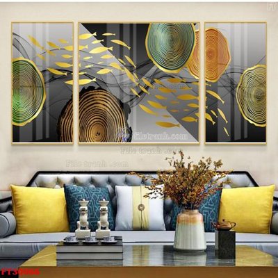 Download file File tranh bộ hiện đại FT30066 (gốc) in mica cao cấp