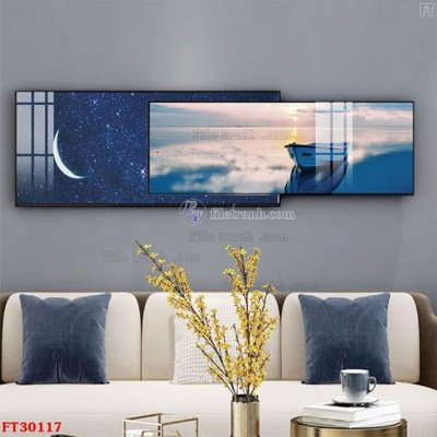 File gốc File tranh bộ hiện đại FT30117 (thiết kế) độc quyền