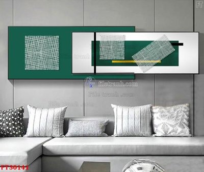 File ảnh gốc File tranh bộ hiện đại FT30141 không vỡ nét