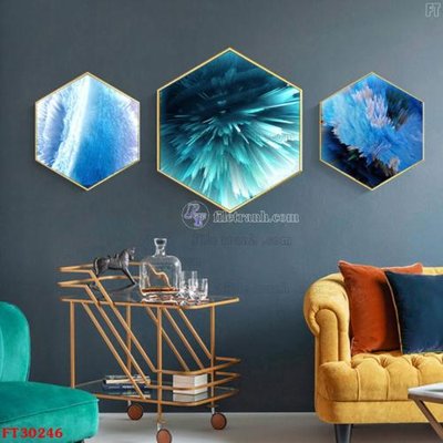 Tải file File tranh bộ hiện đại FT30246 (ảnh gốc) in tranh kính