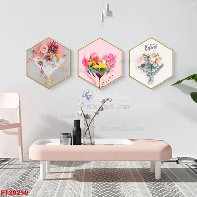 File tranh File tranh bộ hiện đại FT30250 (ảnh gốc) in trần xuyên sáng