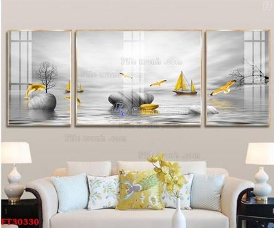 Tải file File tranh bộ hiện đại FT30330 (ảnh gốc) in gạch 3D