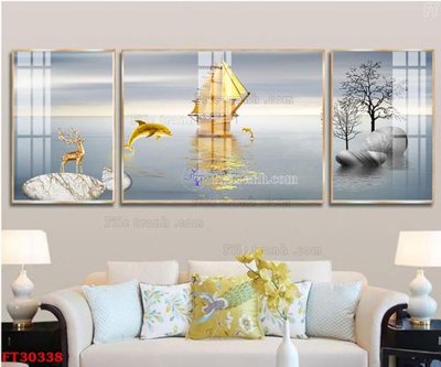 File gốc File tranh bộ hiện đại FT30338 (thiết kế) độc quyền