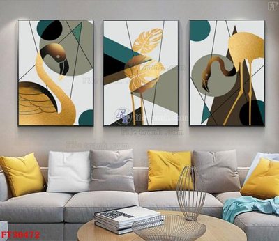 File gốc in mica File tranh bộ hiện đại FT30472 chất lượng