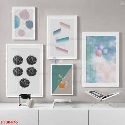 Tải file gốc File tranh bộ hiện đại FT30476 (bản PSD) gốc