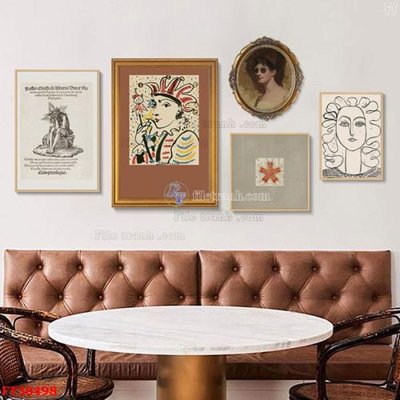 Tải file File tranh bộ hiện đại FT30498 (gốc) in nhanh