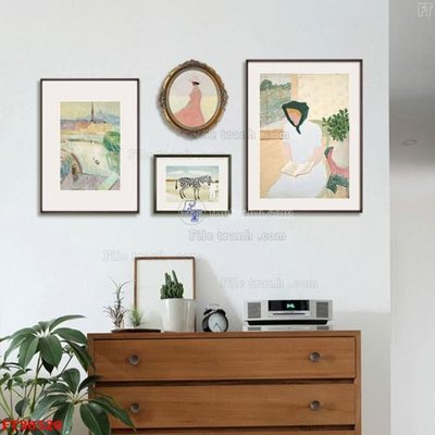 Download file gốc File tranh bộ hiện đại FT30520 (in mica) trang trí