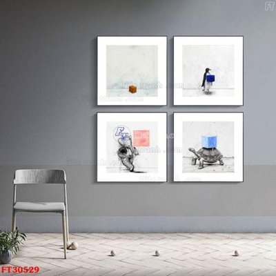Tải file File tranh bộ hiện đại FT30529 (PSD) cho in tranh kính