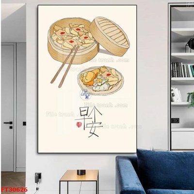 File PSD File tranh bộ hiện đại FT30626 (bản gốc) đã tách nền