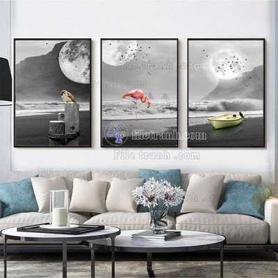 File gốc File tranh hiện đại pha lê gương FT334 (PSD/TIFF) độ phân giải cao