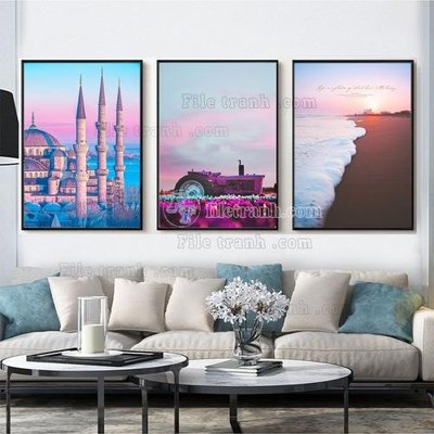 Download file ảnh gốc File tranh hiện đại pha lê gương FT356 để in ấn