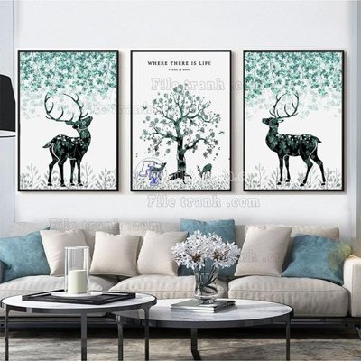 File ảnh File tranh hiện đại pha lê gương FT373 (gốc) cho trang trí nội thất